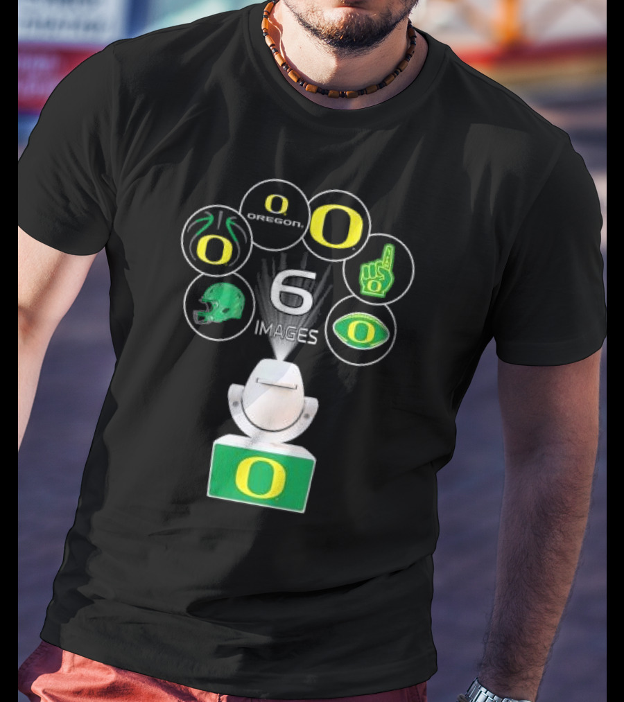 Oregon Ducks LED Mini Spotlight Projector Night Light With 6 Interchangeable T-Shirt