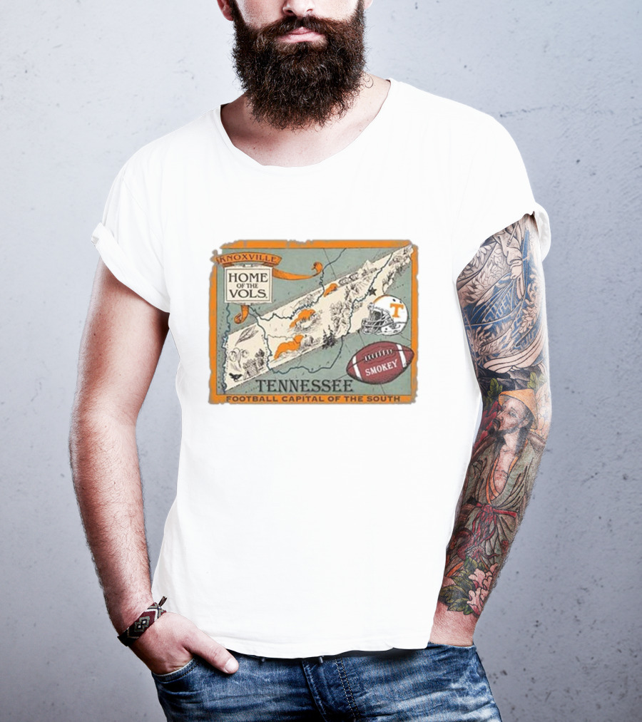 Tennessee Knoxville Home Of The Vols Football Capital Of The South Smokey T-Shirt