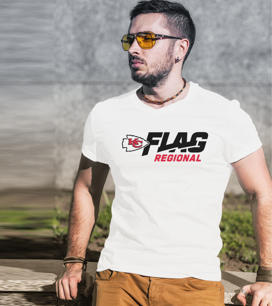 Kansas City Chiefs Flag Regional NFL 2025 Tournaments T-Shirt