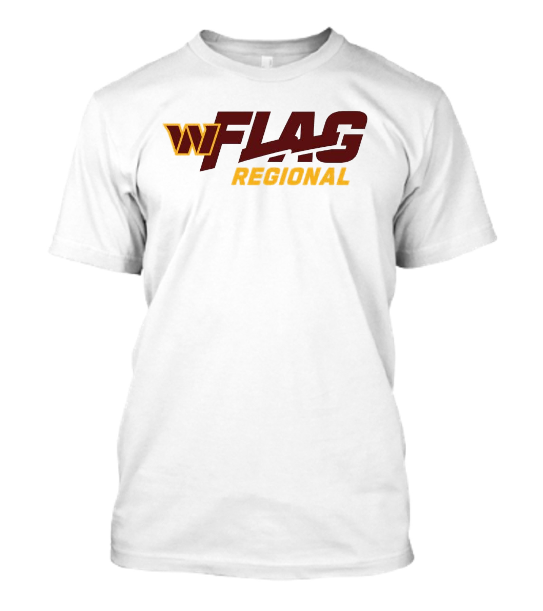 Washington Commanders W Flag Regional 2025 NFL Tournaments T-Shirt
