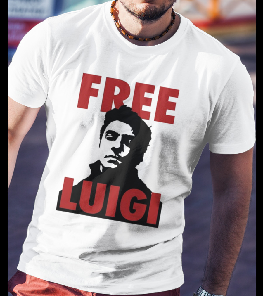Free Luigi Mangione Bold Statement Iconic T-Shirt