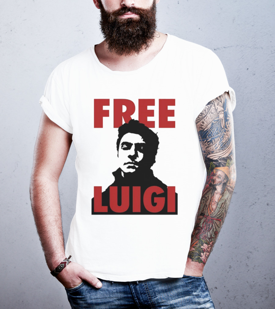 Free Luigi Mangione Bold Statement Iconic T-Shirt