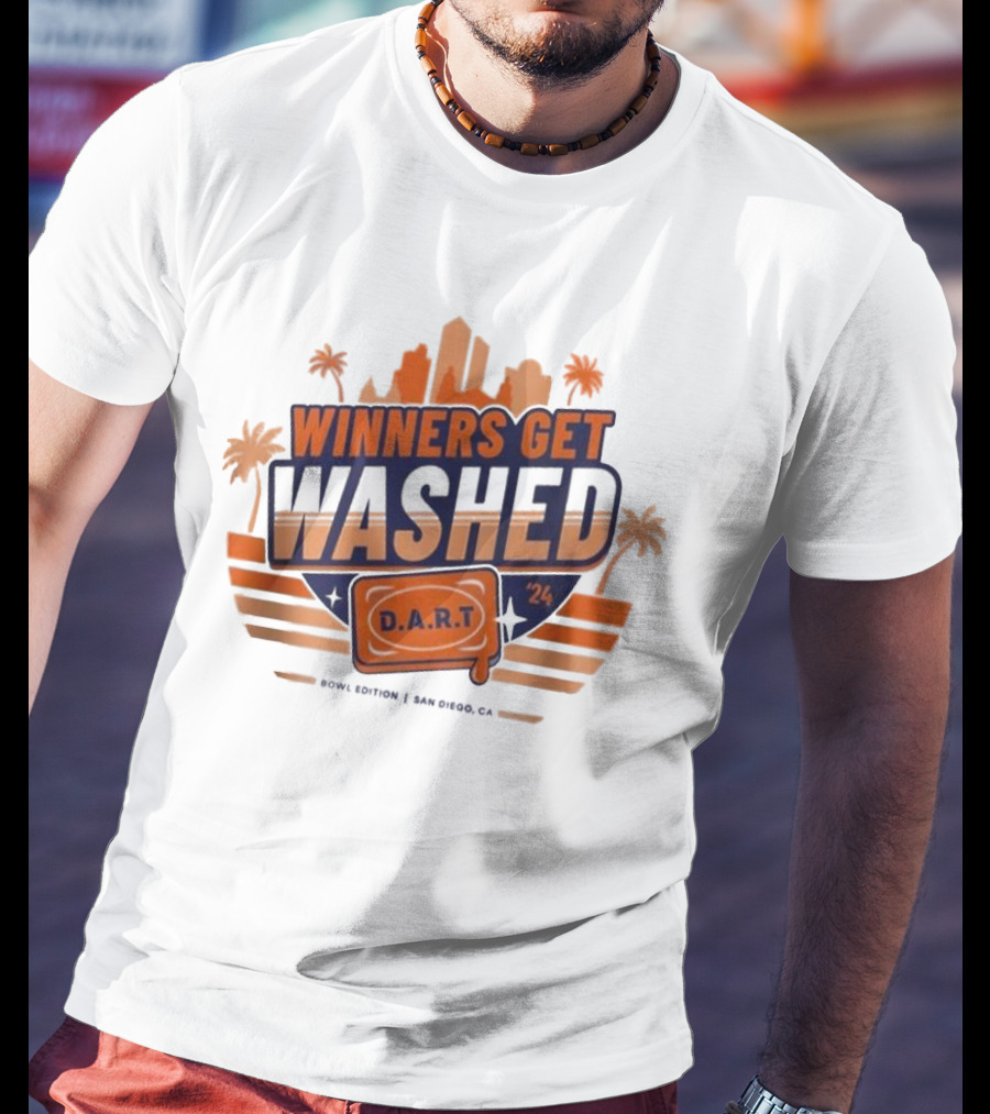 Winners Get Washed D.A.R.T Bowl Edition San Diego CA T-Shirt