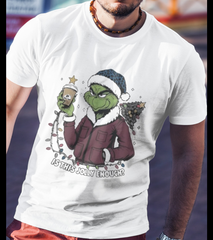 Colorado Avalanche Grinch Is This Jolly Enough Merry Christmas T-Shirt