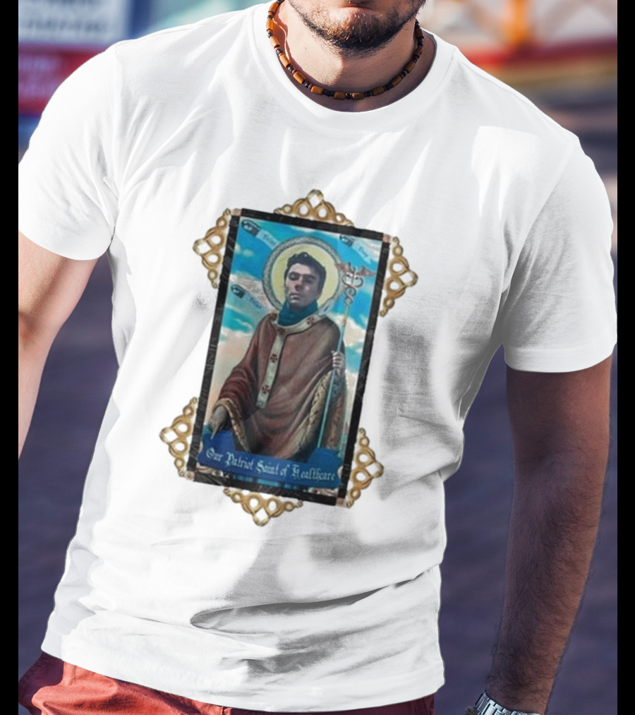 Toy De Jour Luigi Mangione Our Patriot Saint Of Healthcare Framed Image T-Shirt