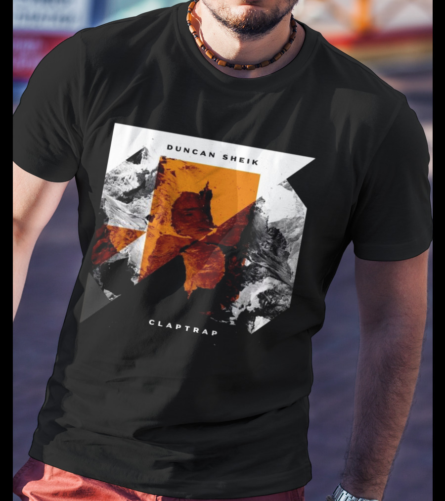 Duncan Sheik Claptrap Abstract Geometric Album Cover T-Shirt