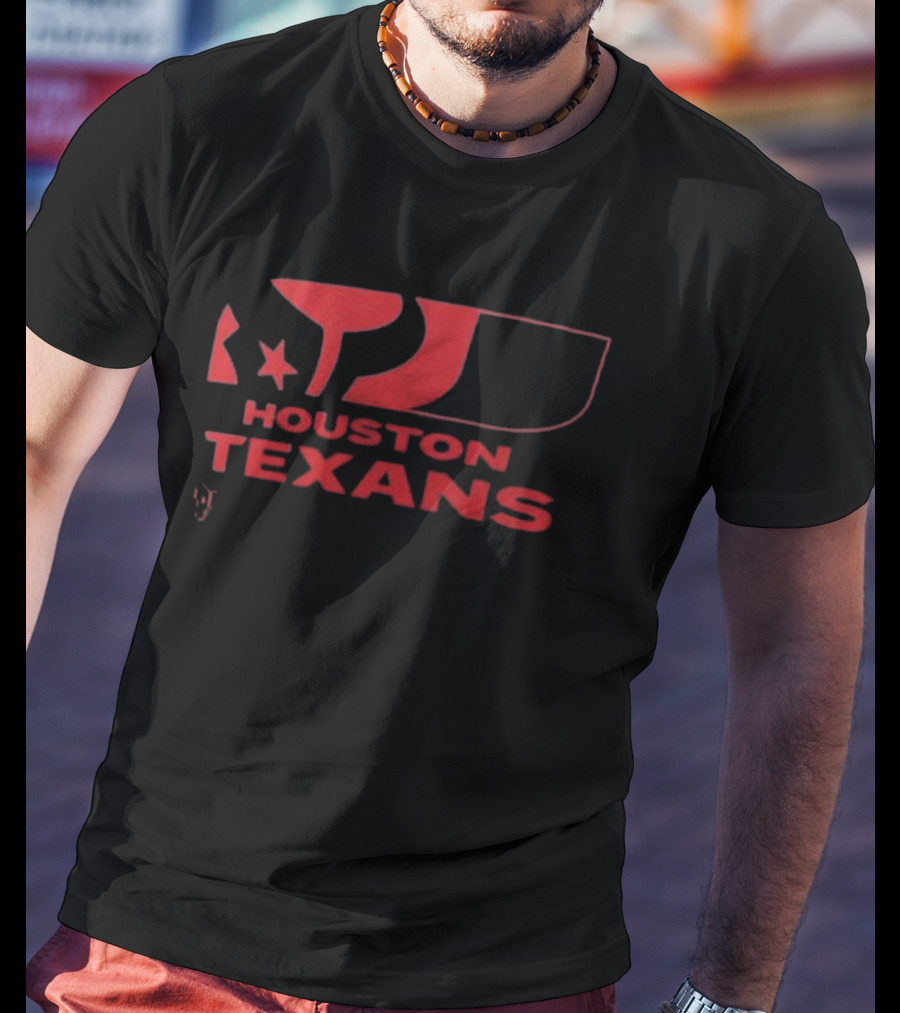 Houston Texans NFL Red Logo Fan Essential T-Shirt