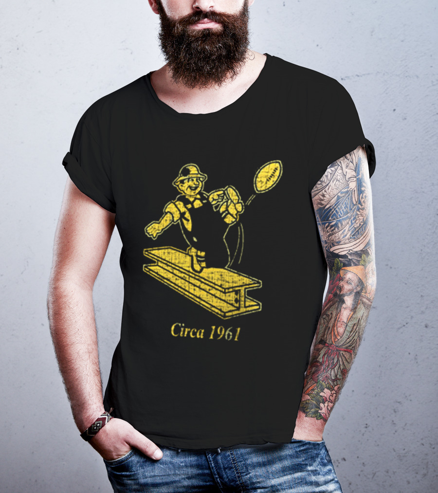 Pittsburgh Steelers Circa 1961 Ironworker T-Shirt
