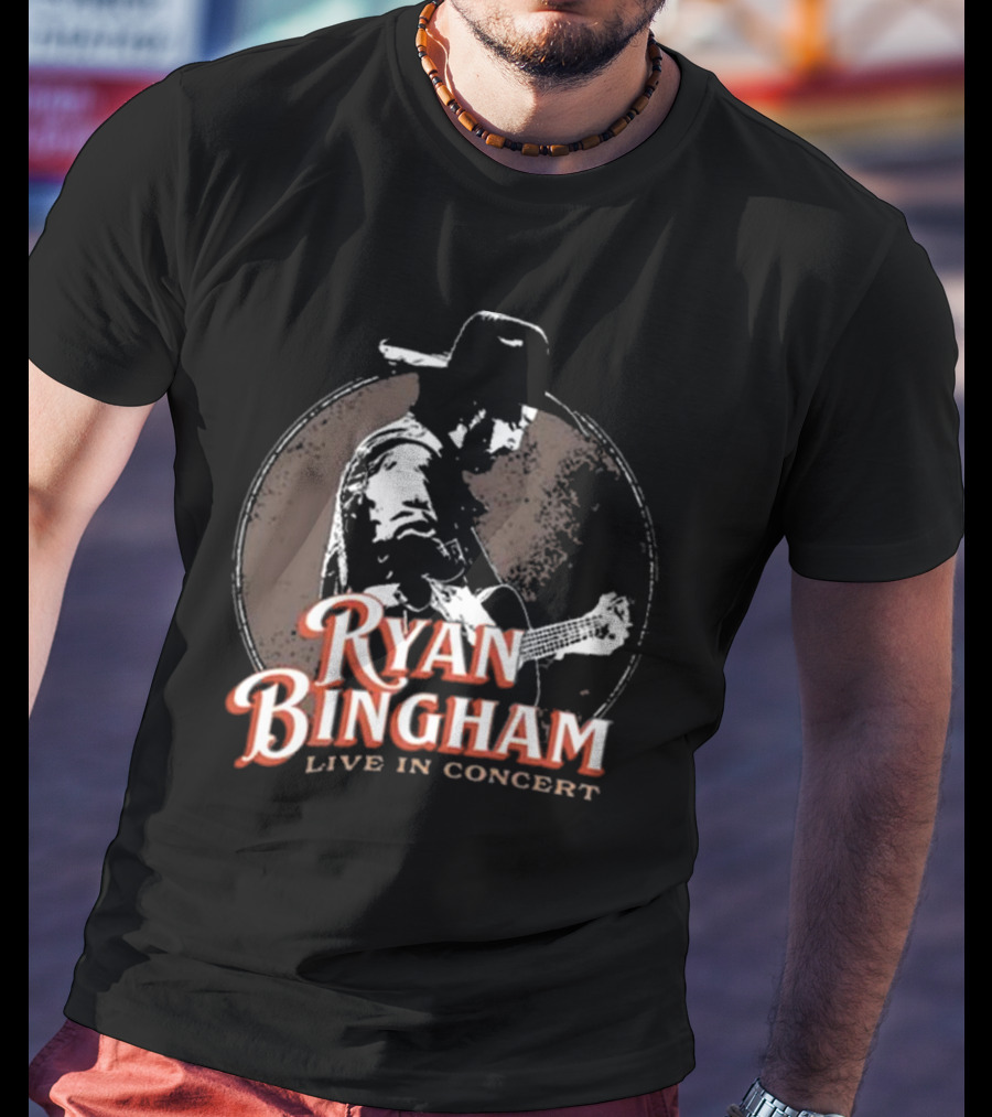 Ryan Bingham Cowboy Silhouette Live In Concert T-Shirt