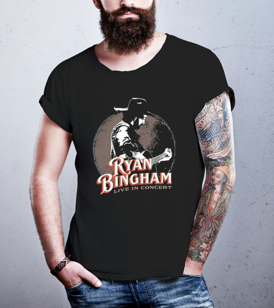 Ryan Bingham Cowboy Silhouette Live In Concert T-Shirt