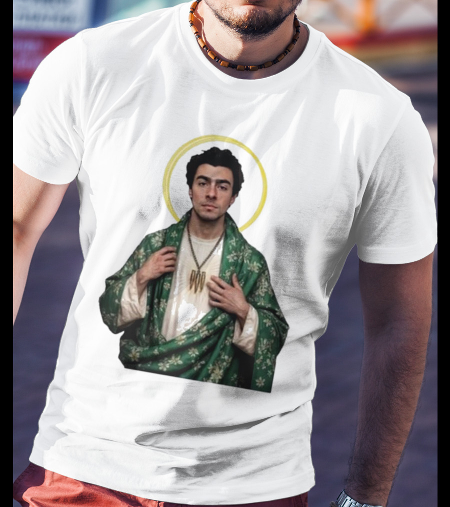 Luigi Mansion Nicola Holy Icon Green Robe T-Shirt