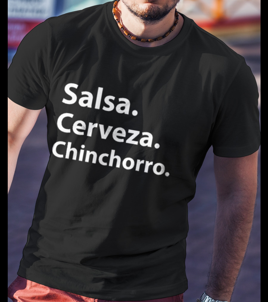 Salsa Cerveza Chinchorro Puerto Rico Lifestyle Essence T-Shirt