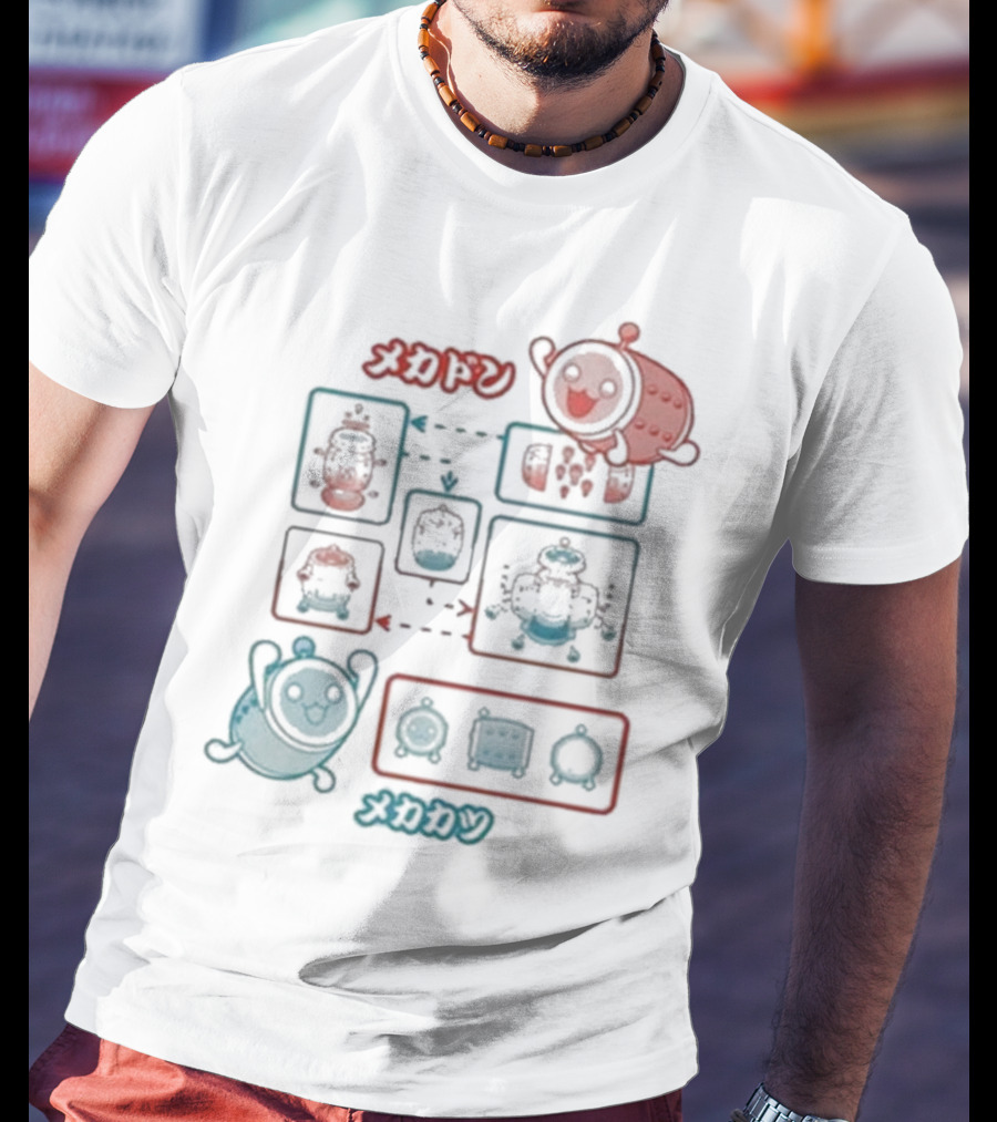 Aiko No Tatsujin Mecha Don Mechakatsu Transformation Process T-Shirt