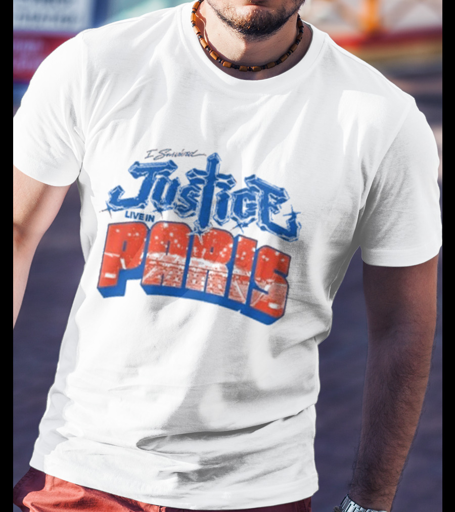 I Survived Justice Live In Paris T-Shirt