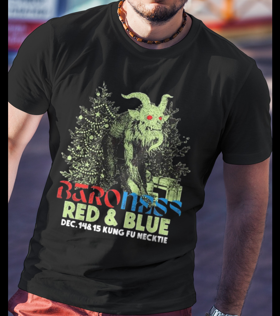 Baroness Red And Blue Dec. 14 And 15 Kung Fu Necktie T-Shirt