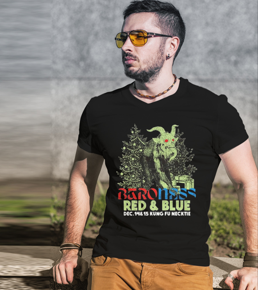 Baroness Red And Blue Dec. 14 And 15 Kung Fu Necktie T-Shirt