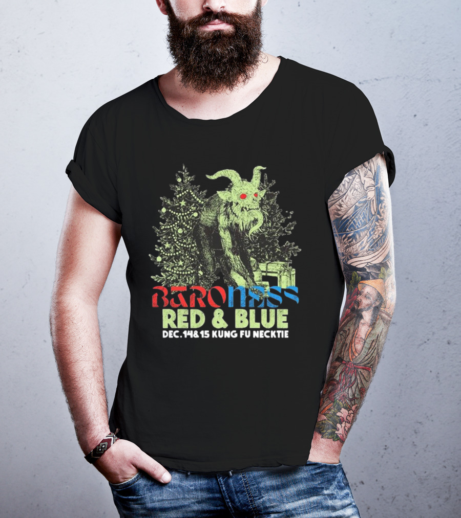 Baroness Red And Blue Dec. 14 And 15 Kung Fu Necktie T-Shirt
