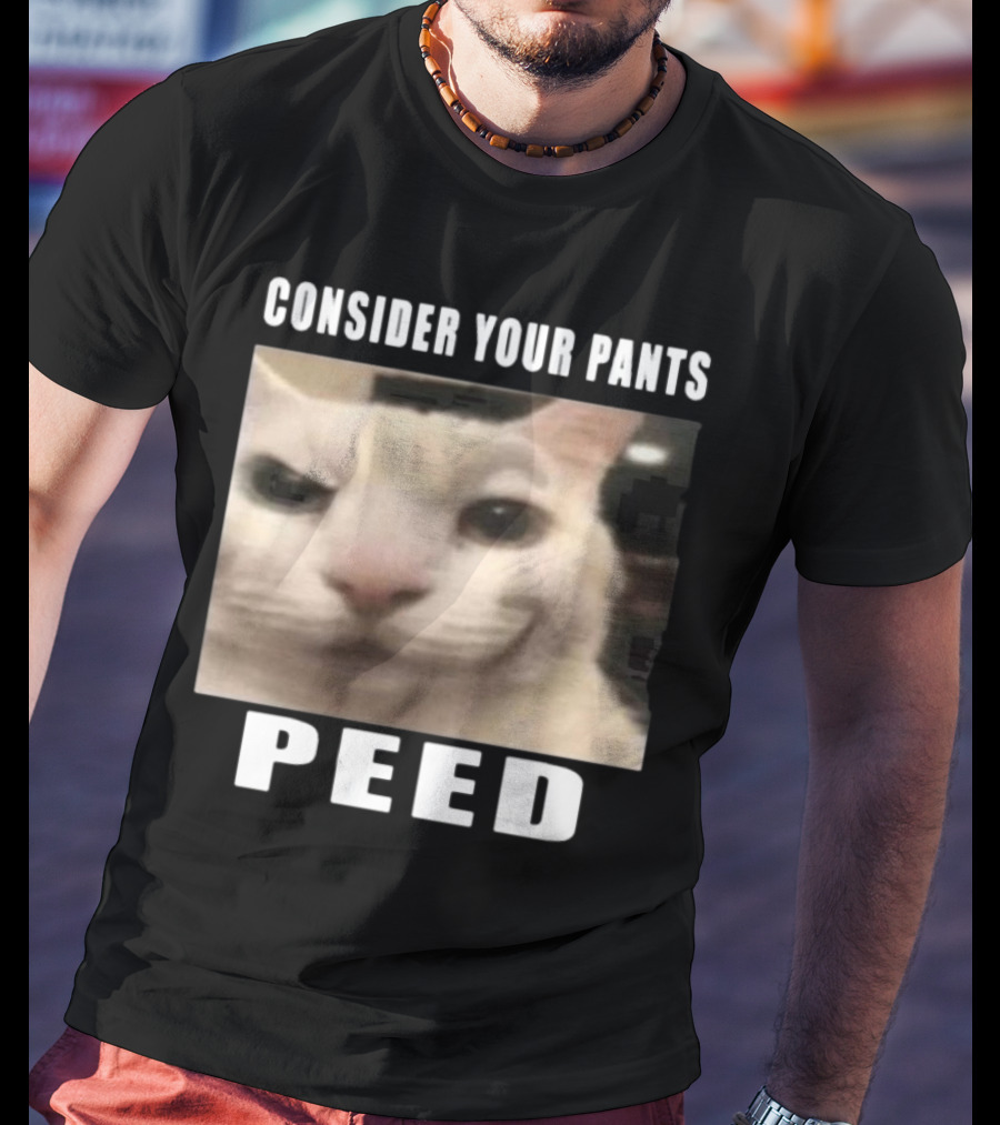 Consider Your Pants Peed Cat Meme T-Shirt