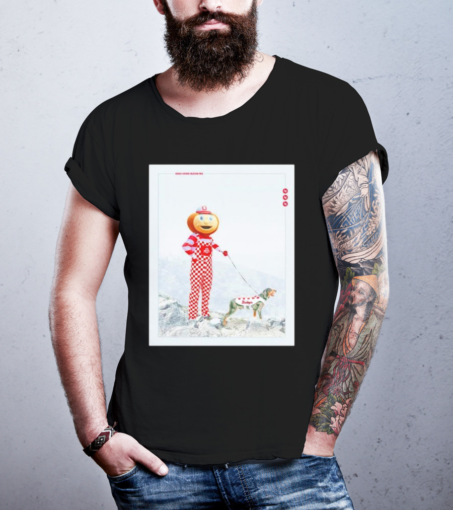 Ohio State Buckeyes Brutus Leads Smokey Over Tennessee Vols Victory T-Shirt