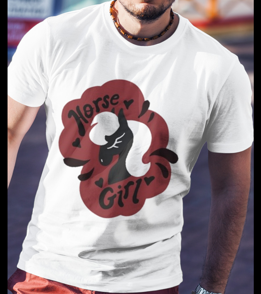 Norse Girl Horse Girl Sharkrobot T-Shirt