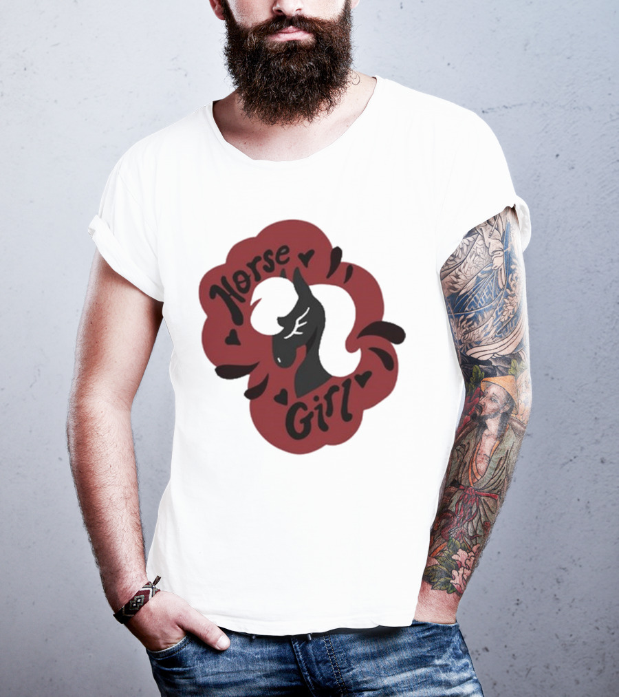 Norse Girl Horse Girl Sharkrobot T-Shirt