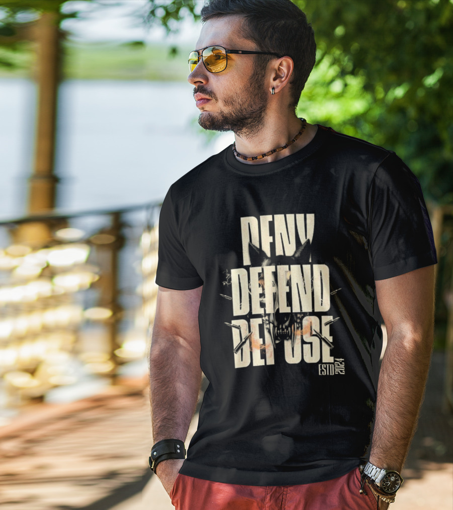 Deny Defend Depose Healthcare Corruption Activism USA Insurance Protest Estd T-Shirt