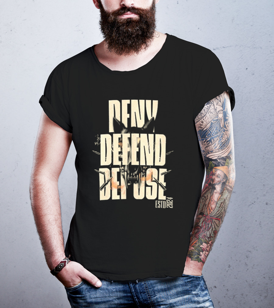 Deny Defend Depose Healthcare Corruption Activism USA Insurance Protest Estd T-Shirt