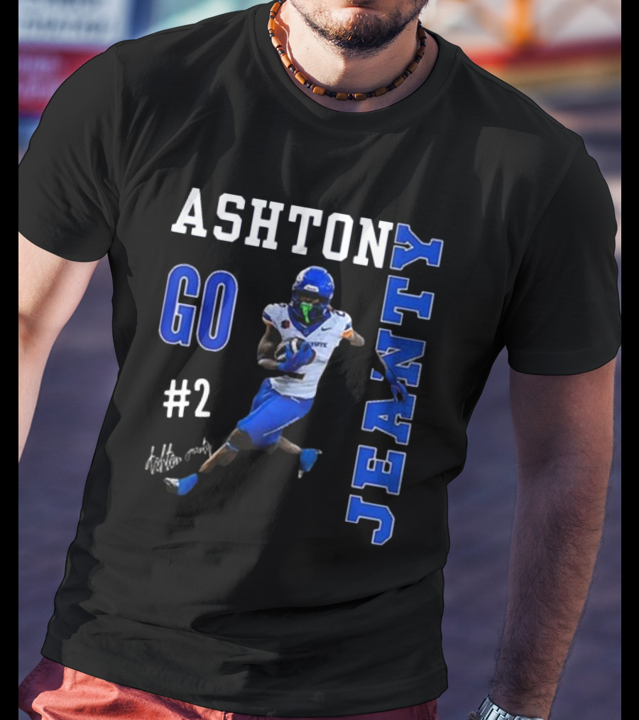 ASHTON GO JEANTY #2 Signature T-Shirt