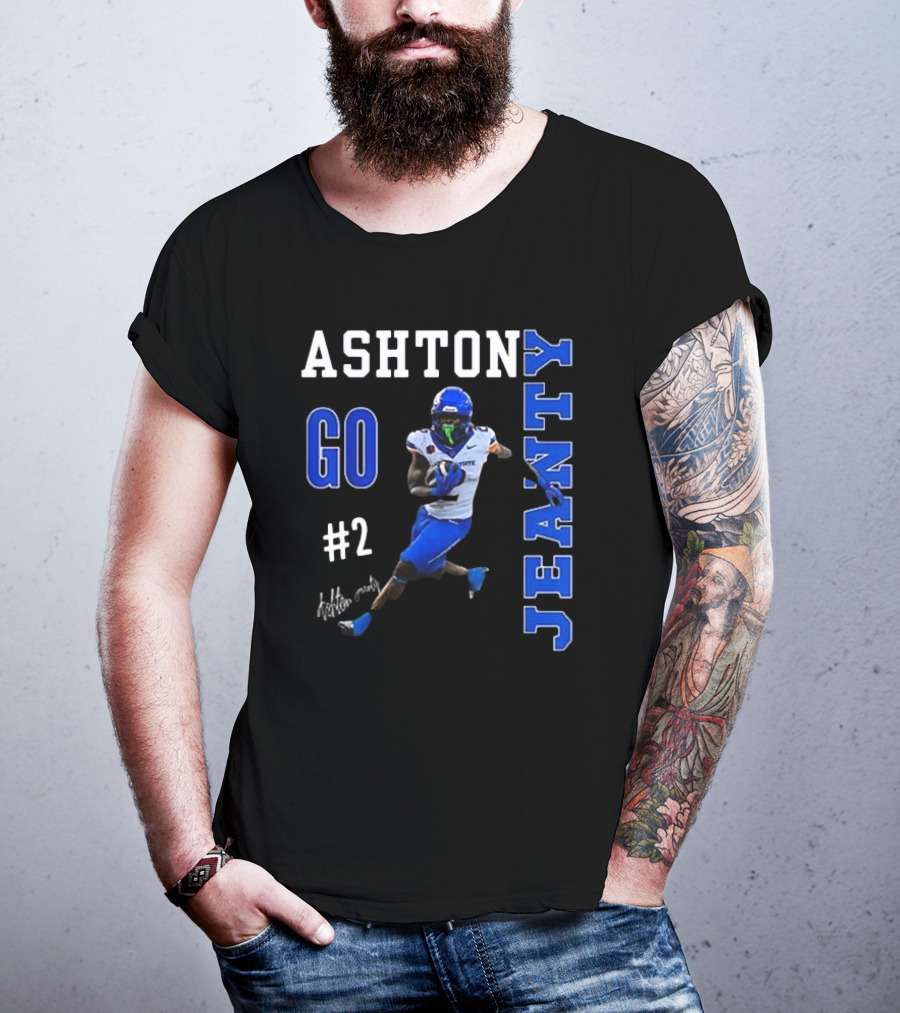 ASHTON GO JEANTY #2 Signature T-Shirt