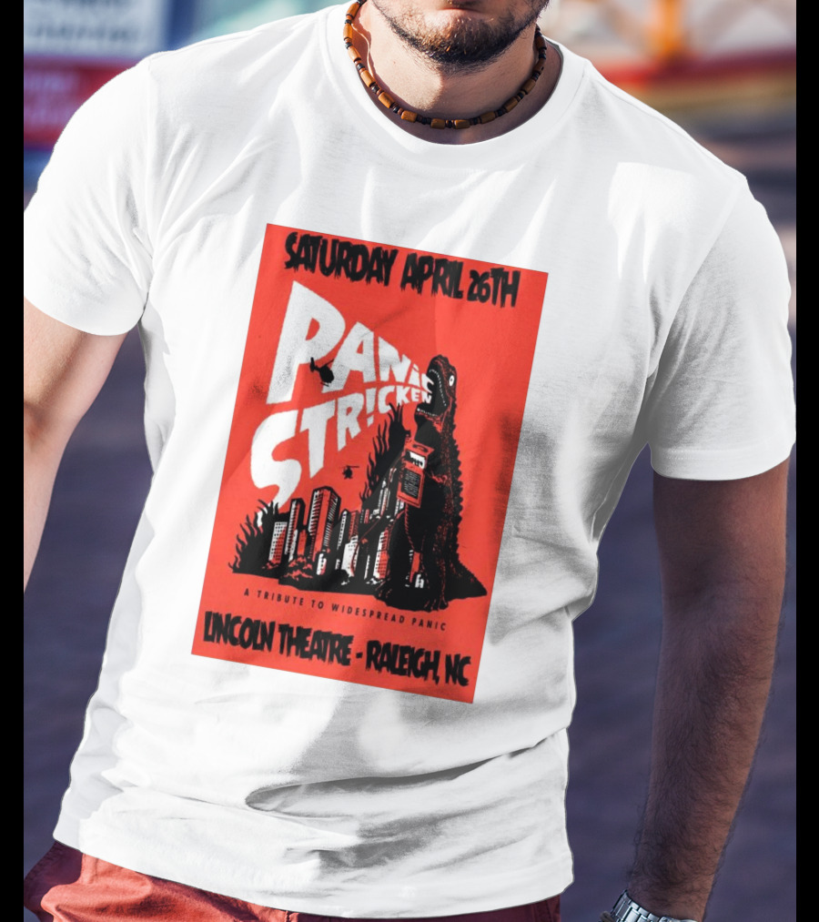 Saturday April 26th Panic Stricken A Tribute To Widespread Panic Lincoln Theatre Raleigh NC T-Shirt