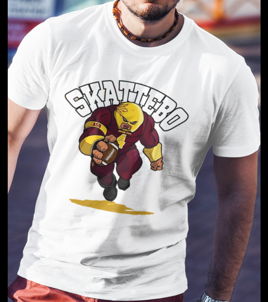 Skattebo ASU Arizona State Football Juggernaut T-Shirt