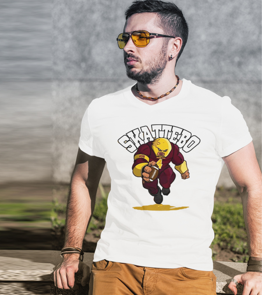 Skattebo ASU Arizona State Football Juggernaut T-Shirt
