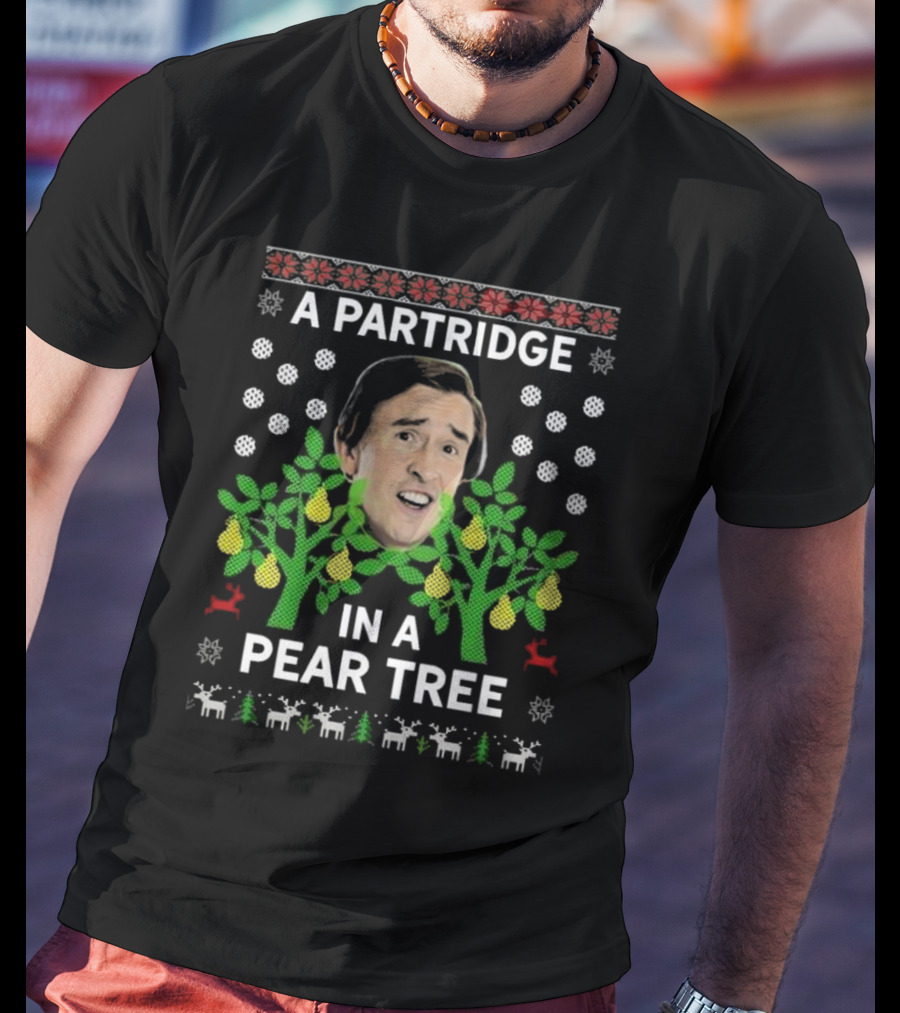 A Partridge In A Pear Tree Ugly Christmas T-Shirt