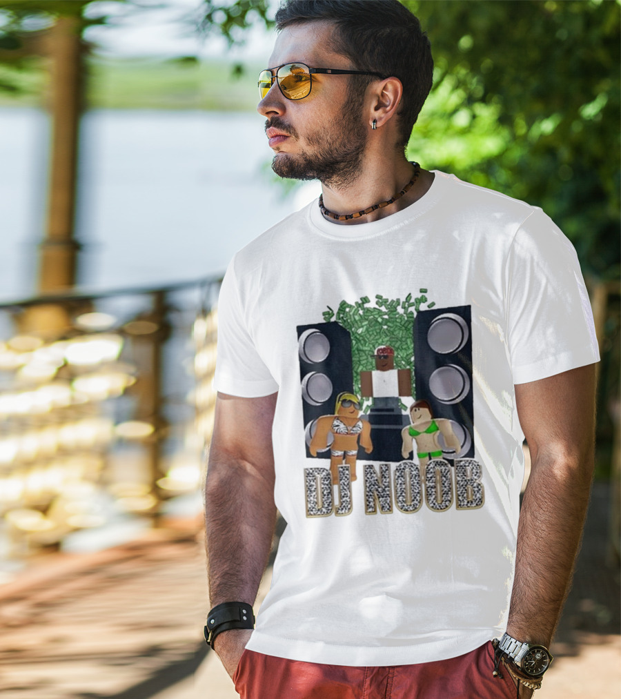 DJ Noob Roblox Dance Party Experience T-Shirt