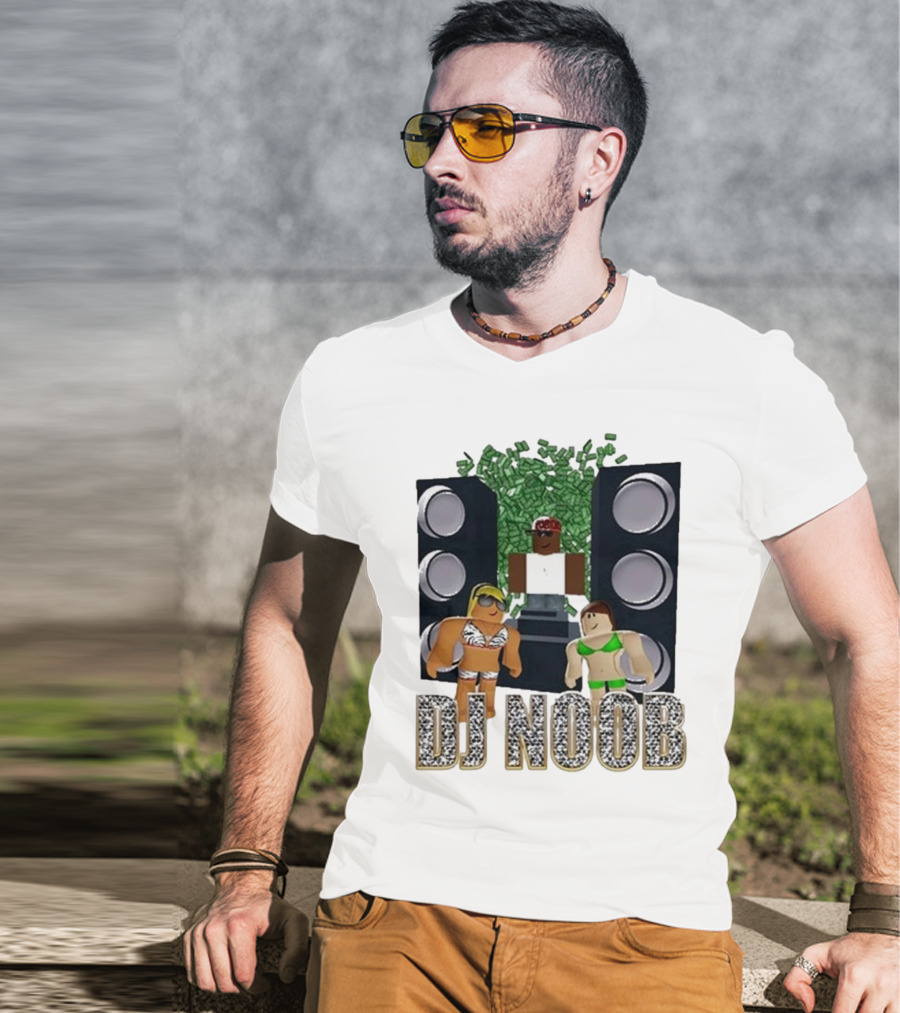 DJ Noob Roblox Dance Party Experience T-Shirt