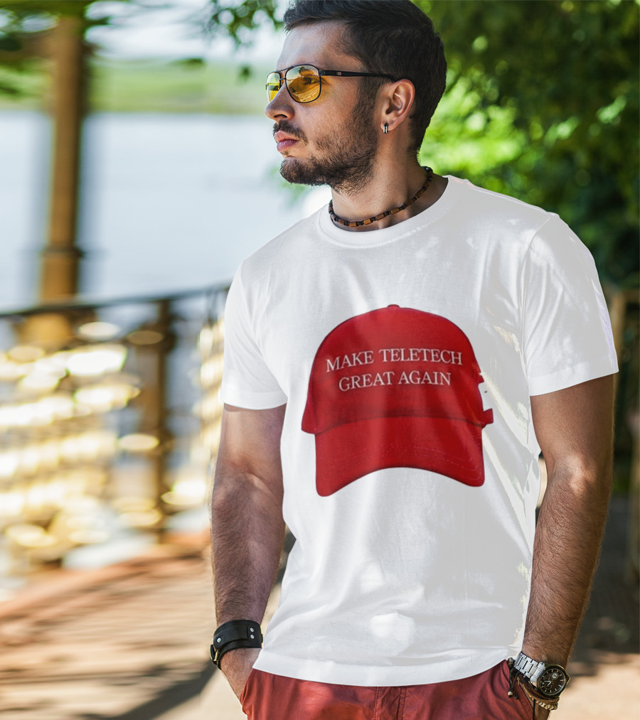 Make Teletech Great Again Teletech-Manchester 2025 Red Cap T-Shirt