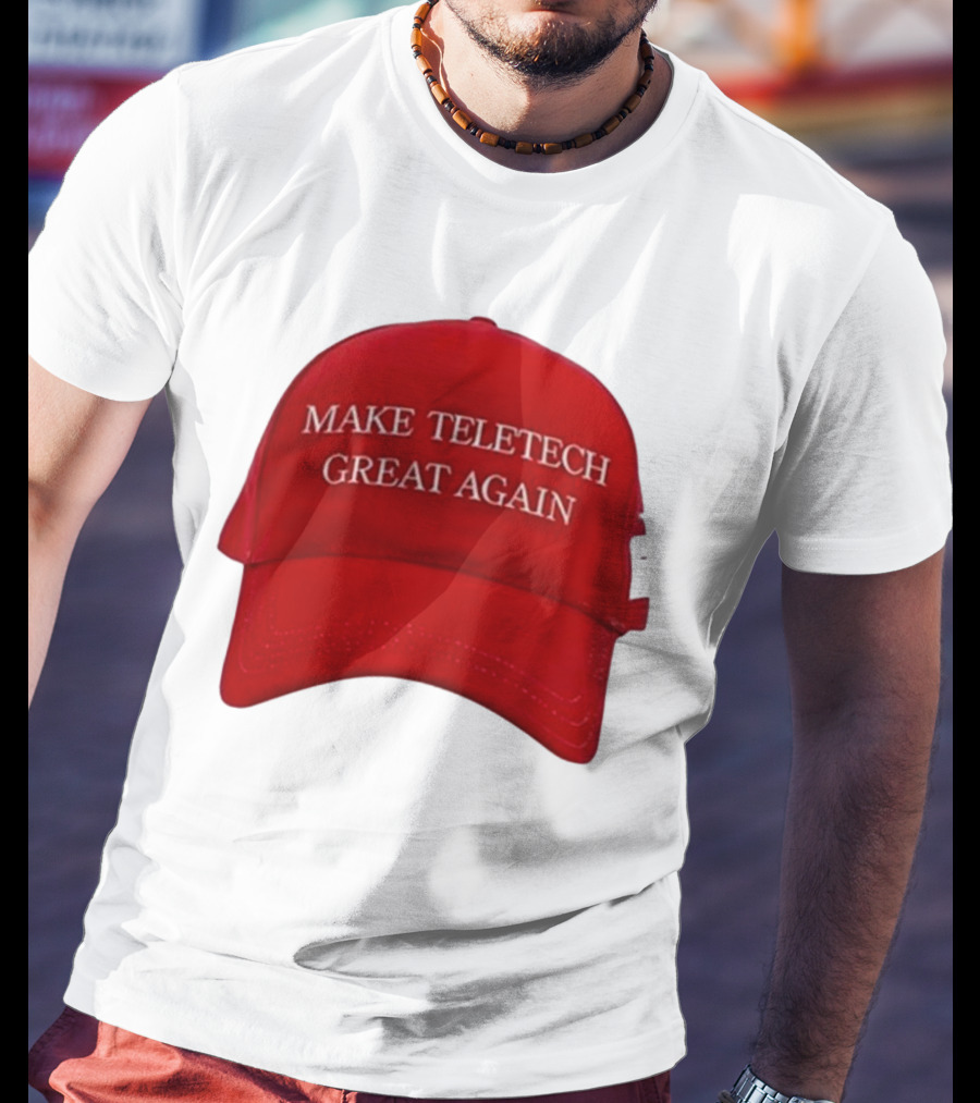 Make Teletech Great Again Teletech-Manchester 2025 Red Cap T-Shirt