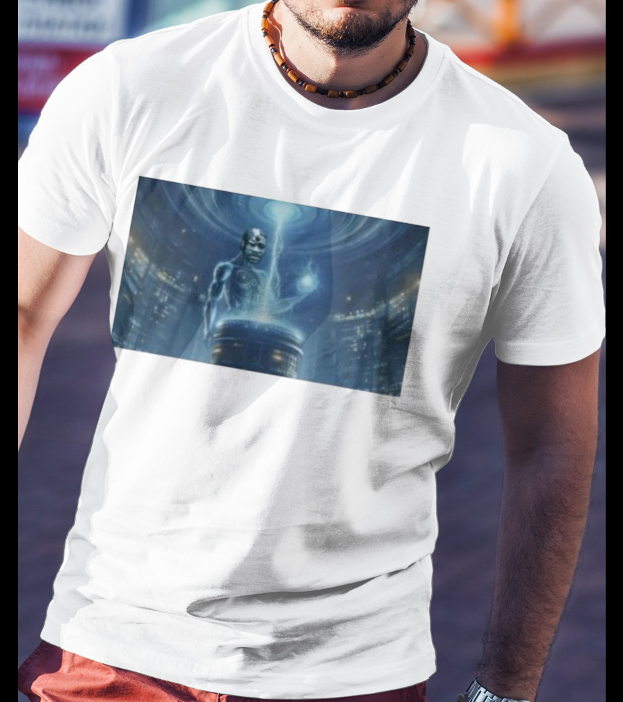0Xerrl George Droyd Reactor Cybernetic Energy Power Core T-Shirt