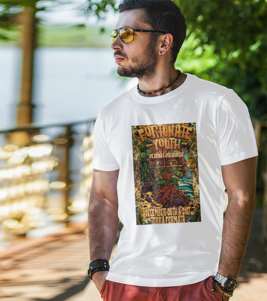 Fortunate Youth With Joe Samba And Josh Heinrichs At Terra Fermata December 30th And 31st T-Shirt