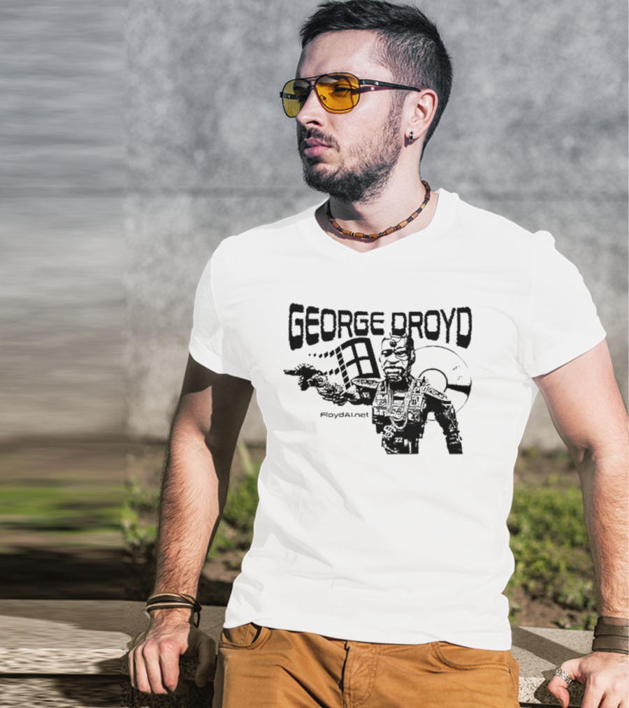 George Droyd FloydAI Windows CD Retro T-Shirt