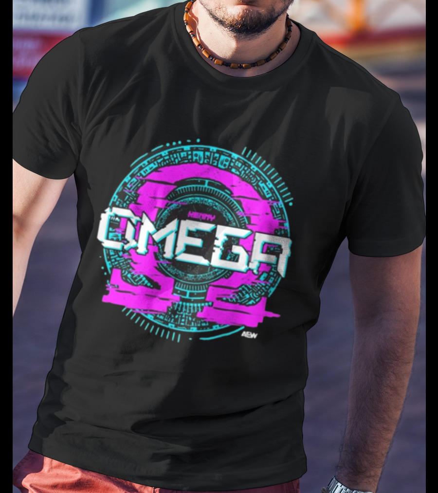 Kenny Omega AEW Retro Circuit Design Triblend T-Shirt