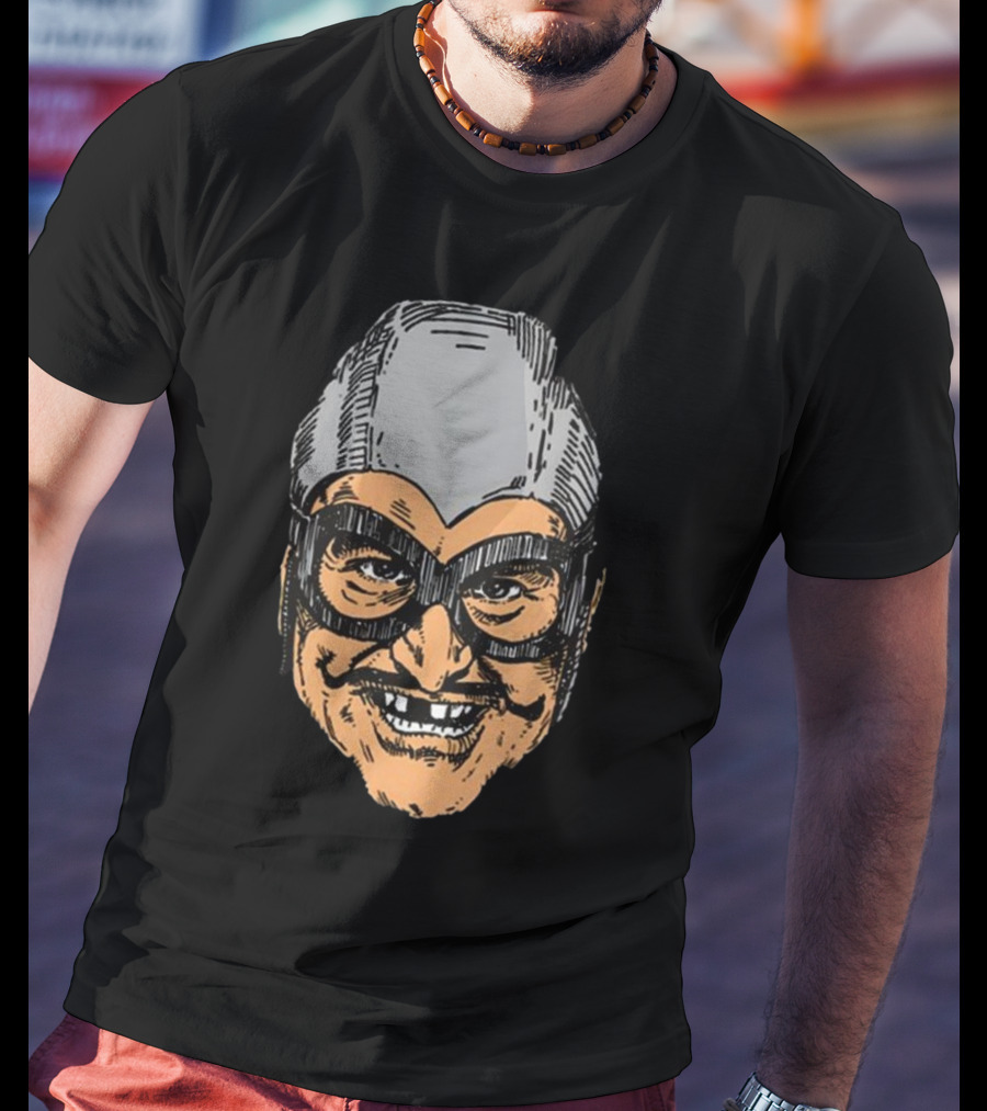 Aquabats Bat Commander Masked Hero Face T-Shirt
