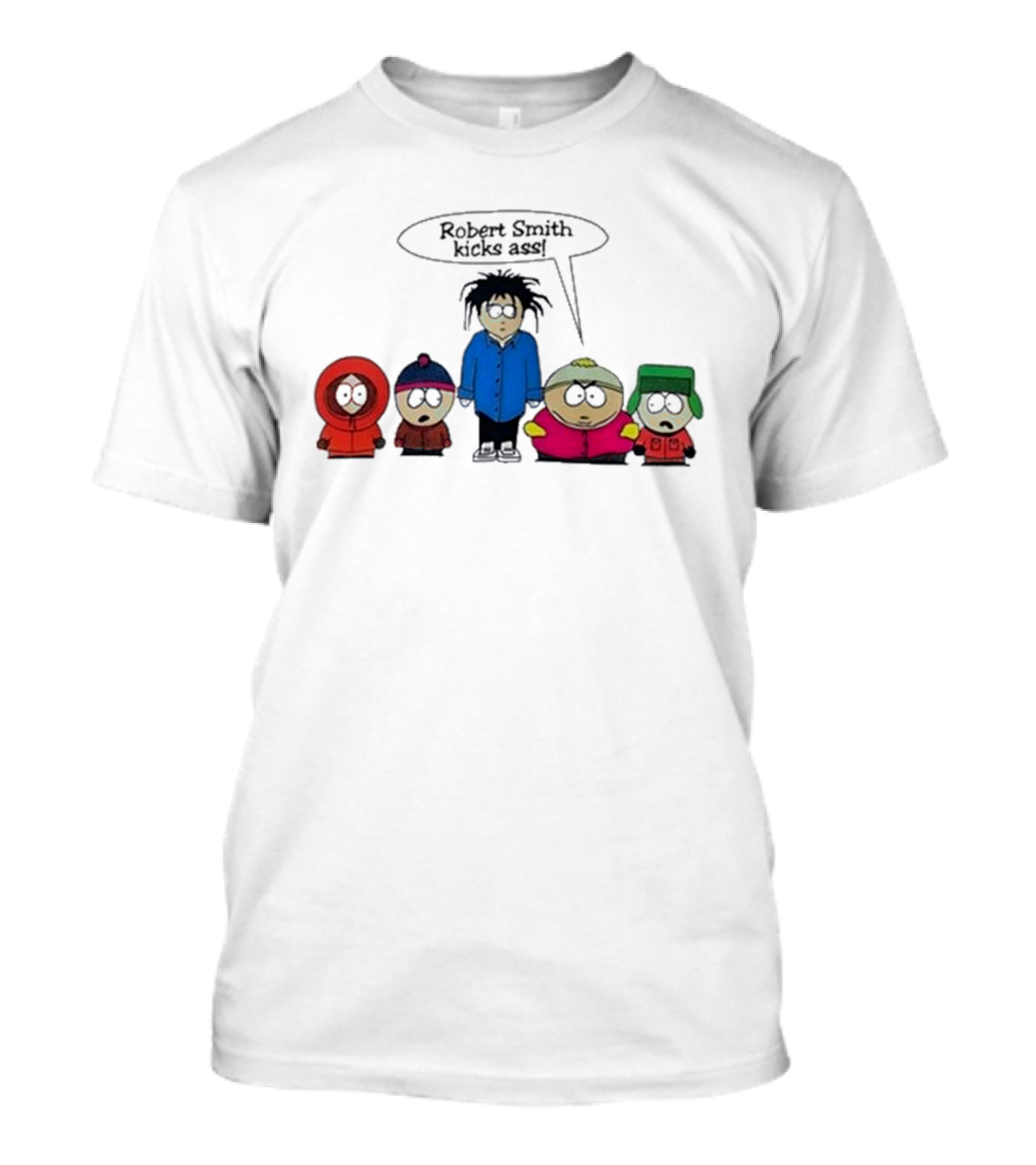 Robert Smith Kicks Ass South Park Characters T-Shirt