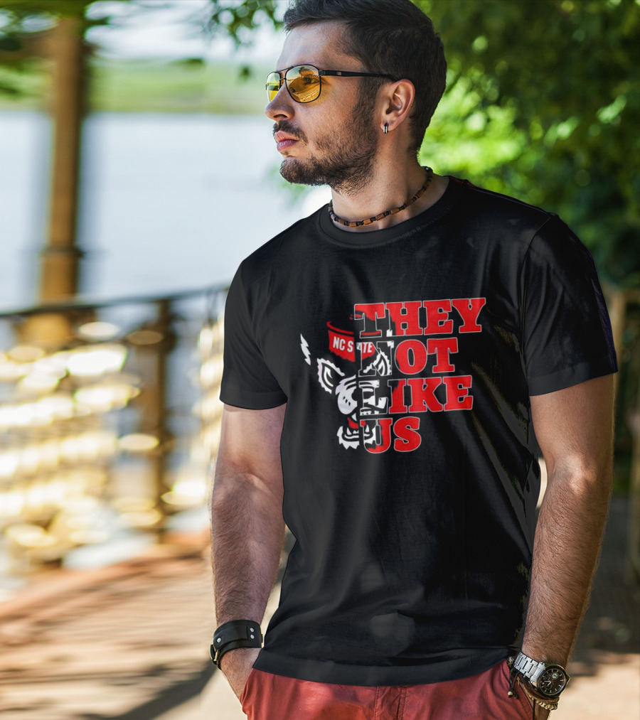 They Not Like Us NC State Wolfpack Football 2025 T-Shirt