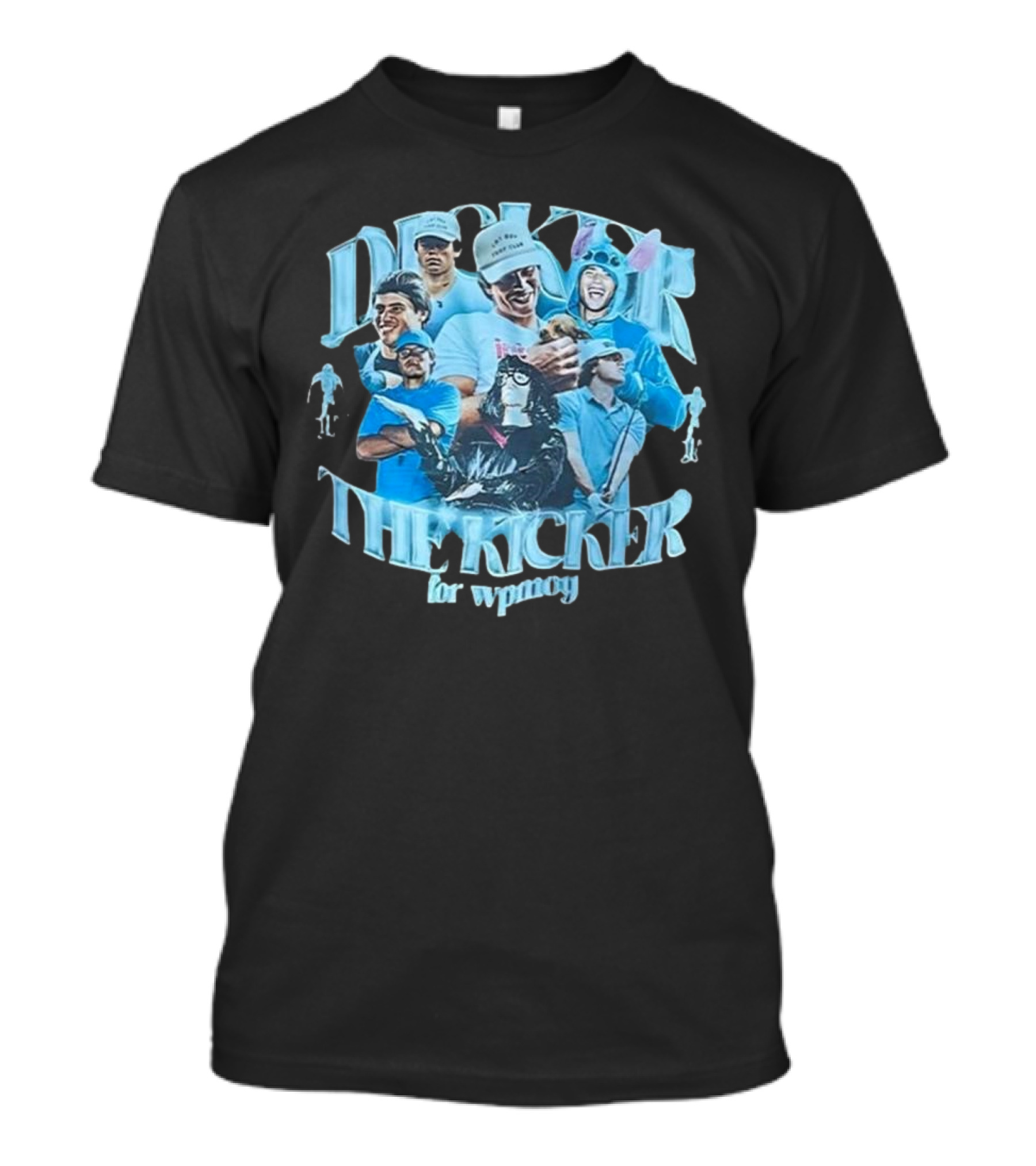 Dicker The Kicker For Wpmoy Featuring Justin Herbert Chargers T-Shirt