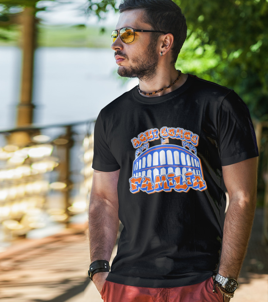 Aqui Somos Familia Citifield New York Mets T-Shirt