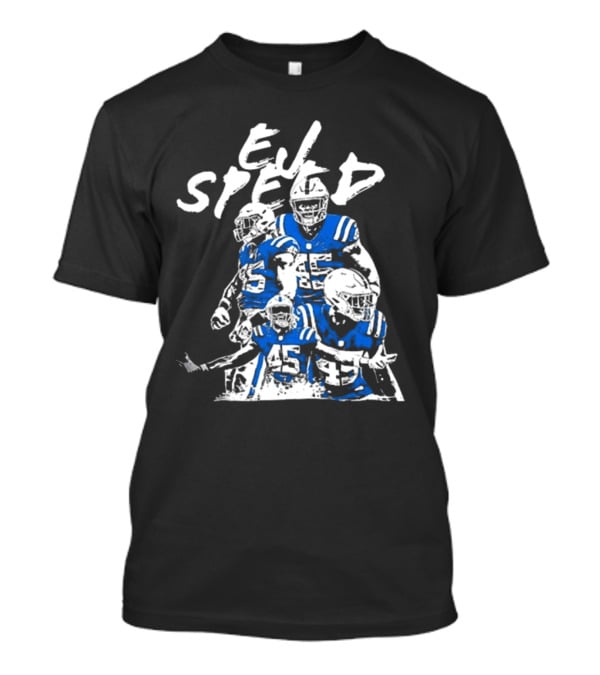 Logan Sconniecolt EJ Speed Football Jersey Number 45 Colts Player T-Shirt