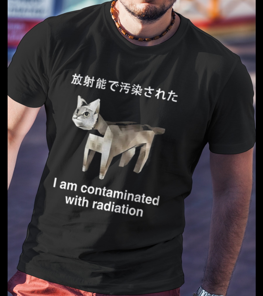 Tokyo Tiger Cat Contaminated With Radiation T-Shirt