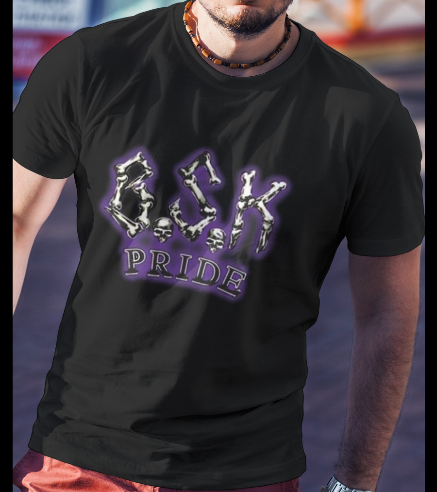 Mark Calaway The Undertaker B.S.K Pride Bone Skull T-Shirt