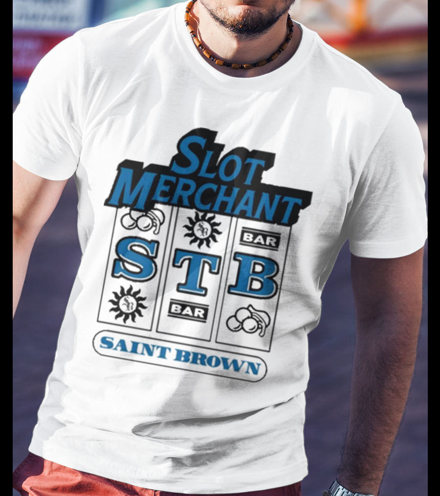 Slot Merchant STB Bar Saint Brown Amon-ra St Brown T-Shirt